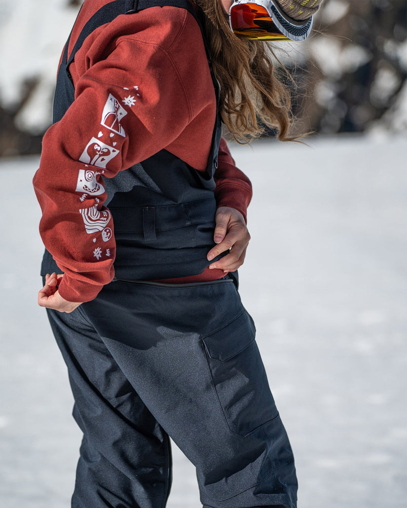 Peto Creston 3D Stretch Bib - Black