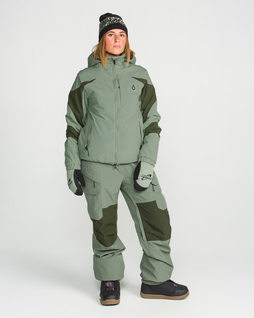 Peto de nieve Creston 3D Stretch 15K - Light Green