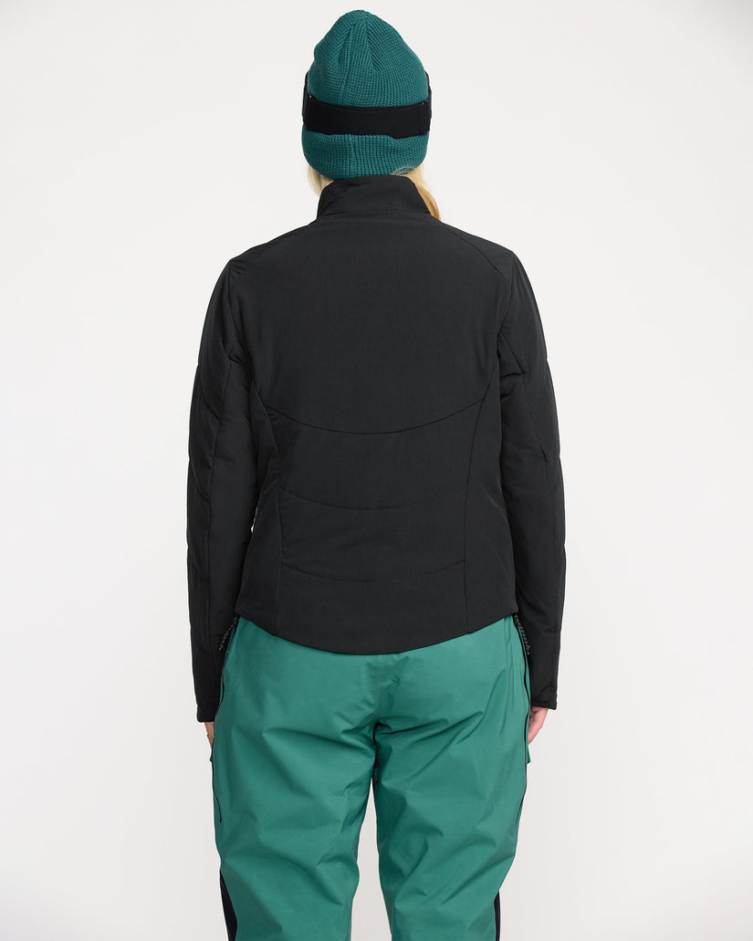 Chaqueta con cremallera Evergreen - Black