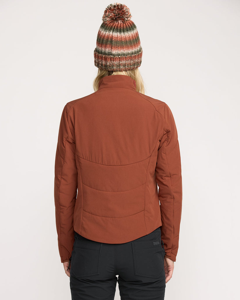 Chaqueta con cremallera Evergreen - Henna