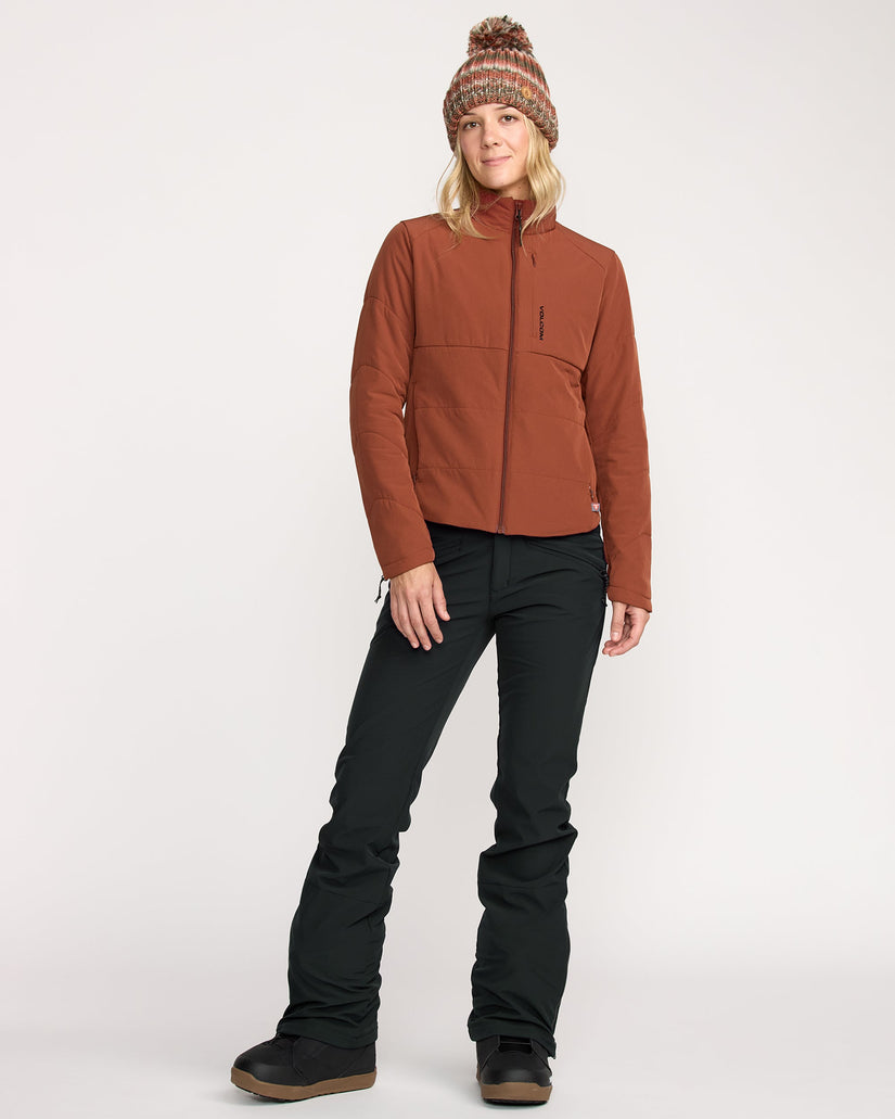 Chaqueta con cremallera Evergreen - Henna