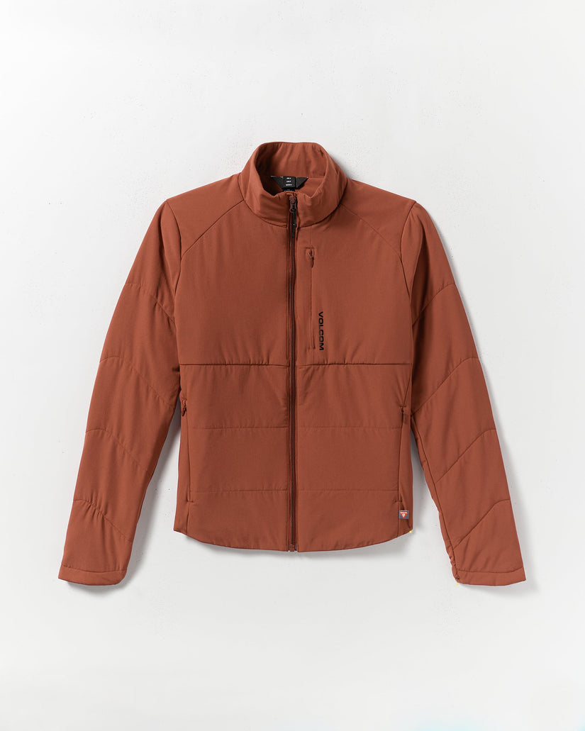 Chaqueta con cremallera Evergreen - Henna