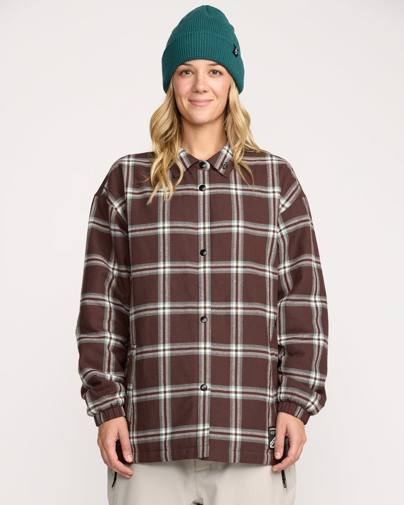 Chaqueta Insulated Riding Flannel - Oxblood