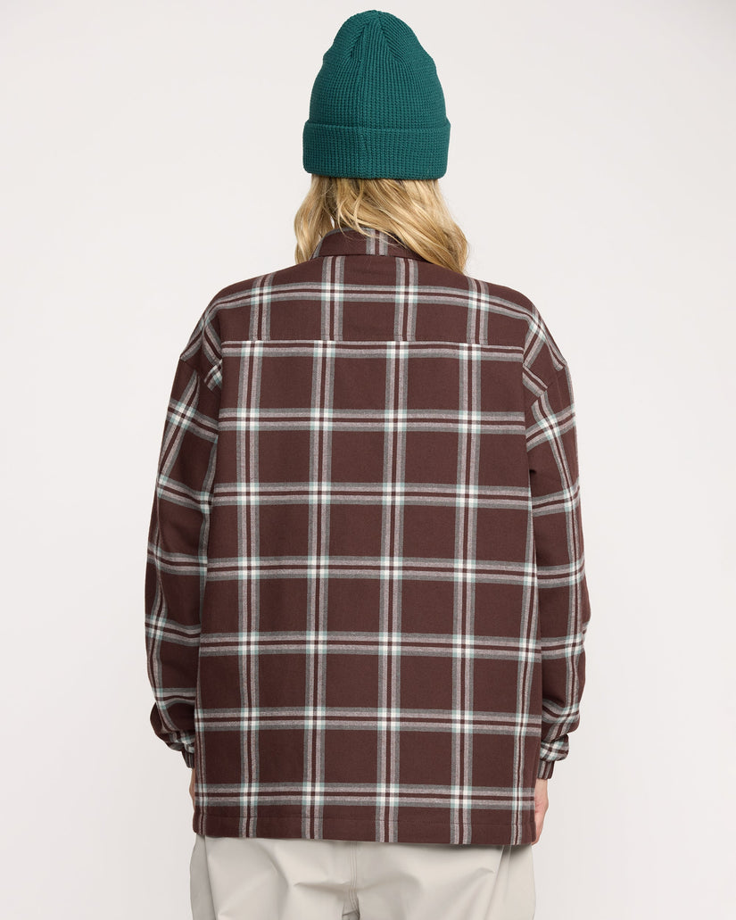 Chaqueta Insulated Riding Flannel - Oxblood