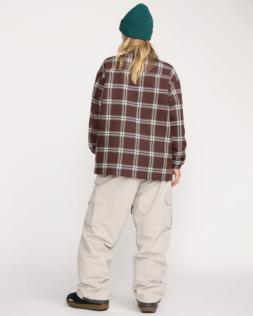 Chaqueta Insulated Riding Flannel - Oxblood