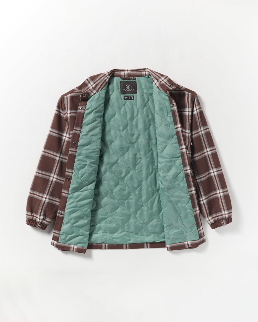 Chaqueta Insulated Riding Flannel - Oxblood