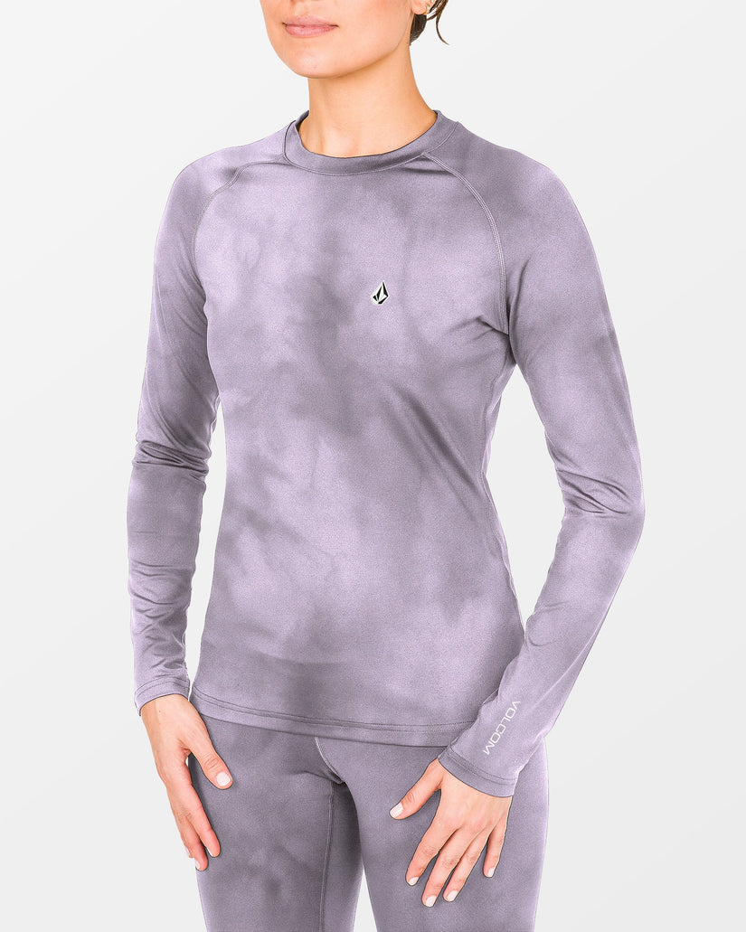 Camiseta primera capa W V-Science - Lavender Aura