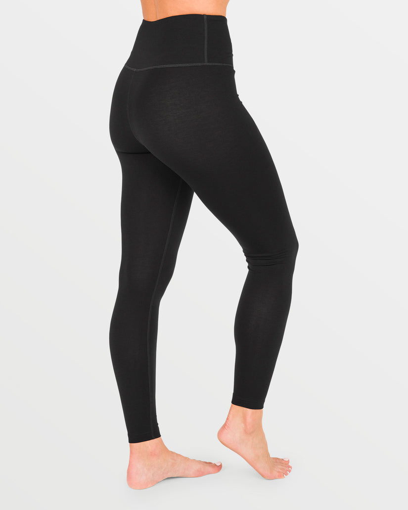 Pantalón primera capa W Merino Blend - Black