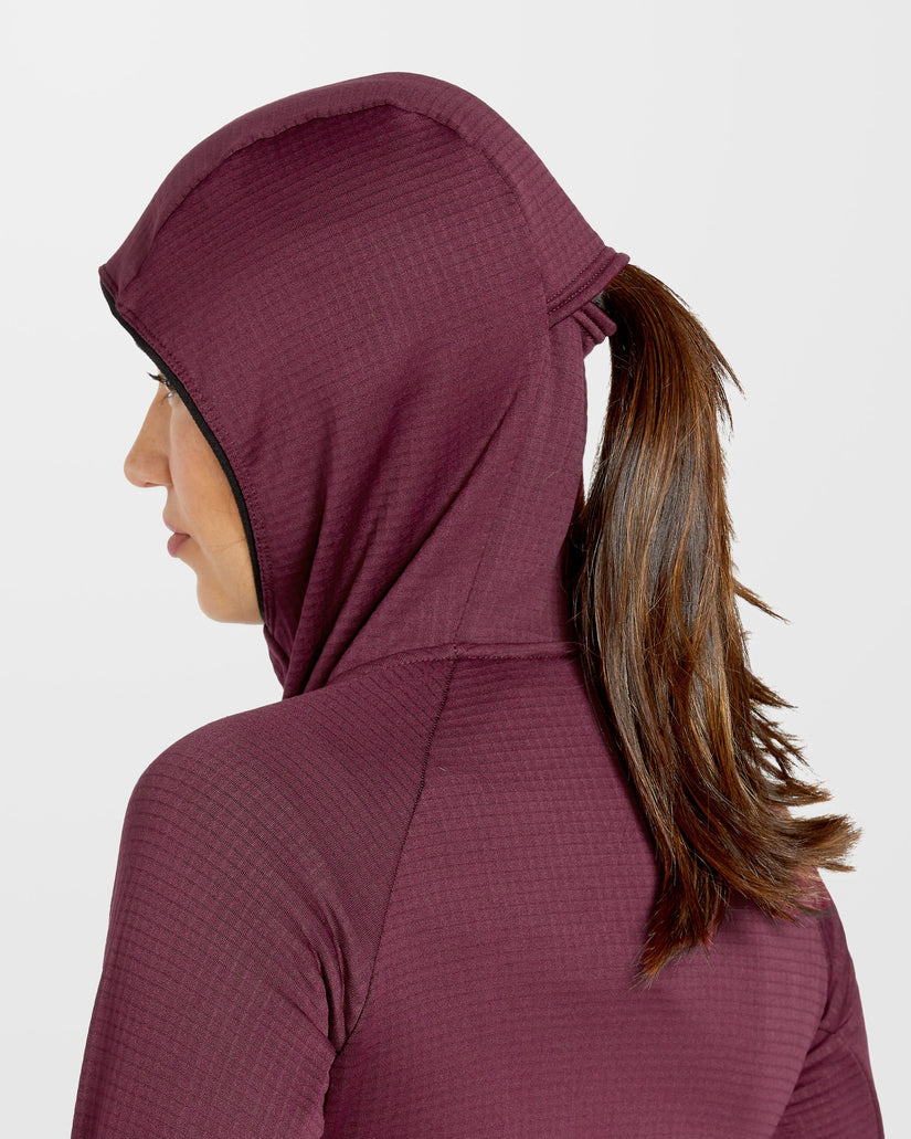 Sudadera con capucha Gridlock Balaclava - Burgundy