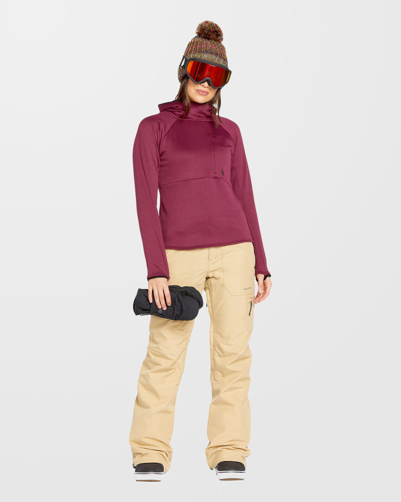 Sudadera con capucha Gridlock Balaclava - Burgundy