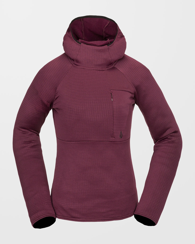 Sudadera con capucha Gridlock Balaclava - Burgundy