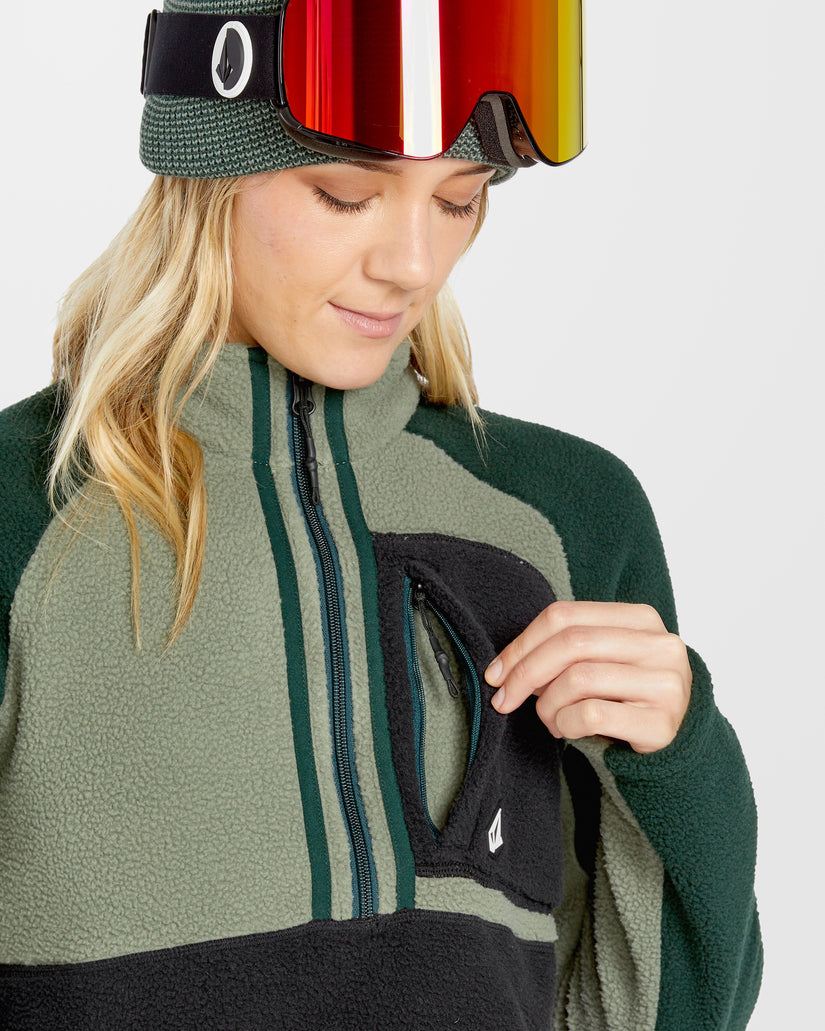 Sudadera Sherpa - Lichen Green