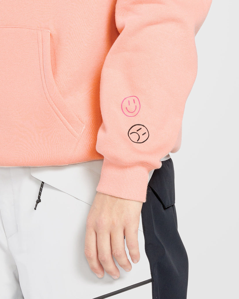 Sudadera con capucha Essential- Coral Haze