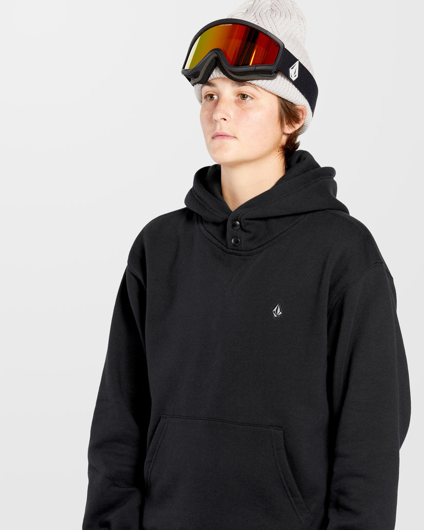 Sudadera de felpa con capucha Costus - Black