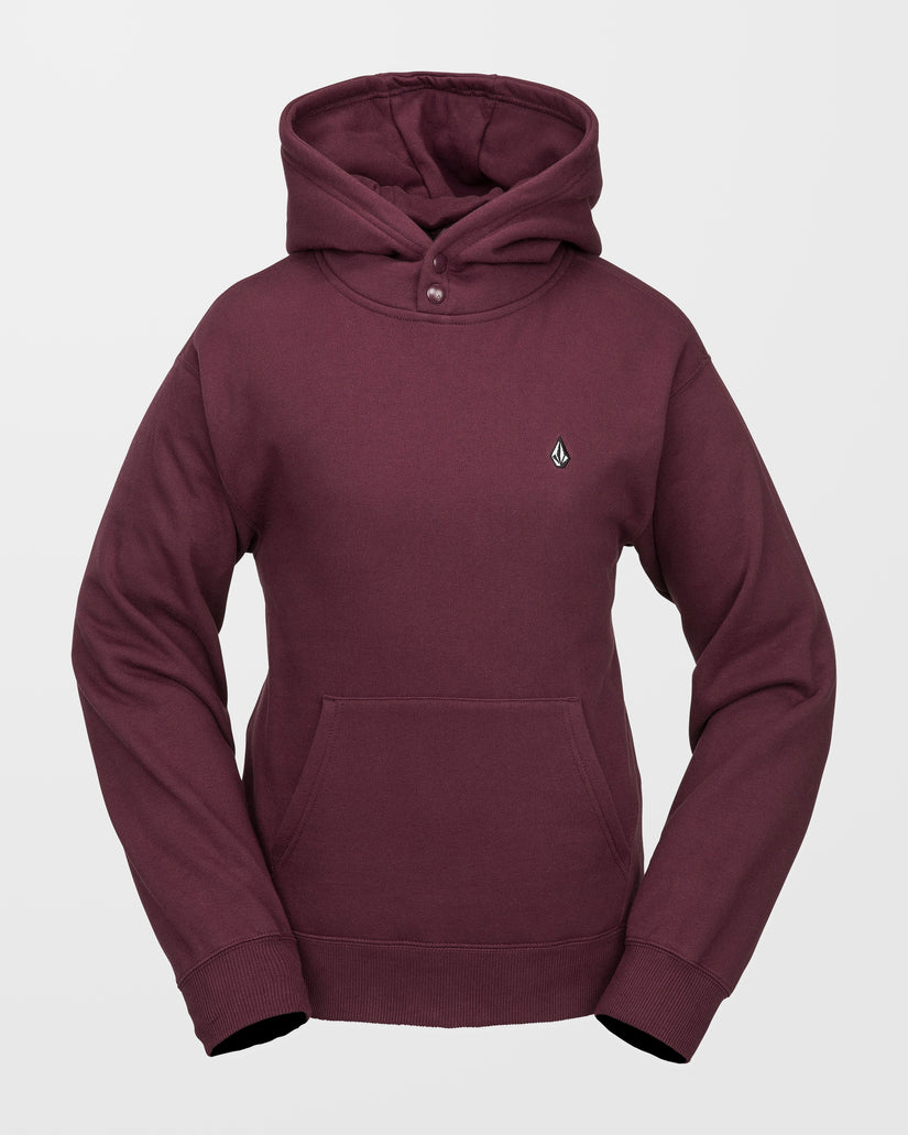 Sudadera de felpa con capucha Costus - Burgundy