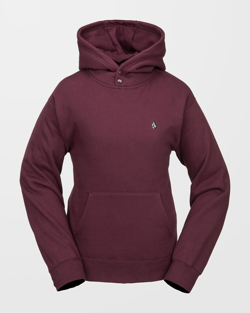 Sudadera de felpa con capucha Costus - Burgundy