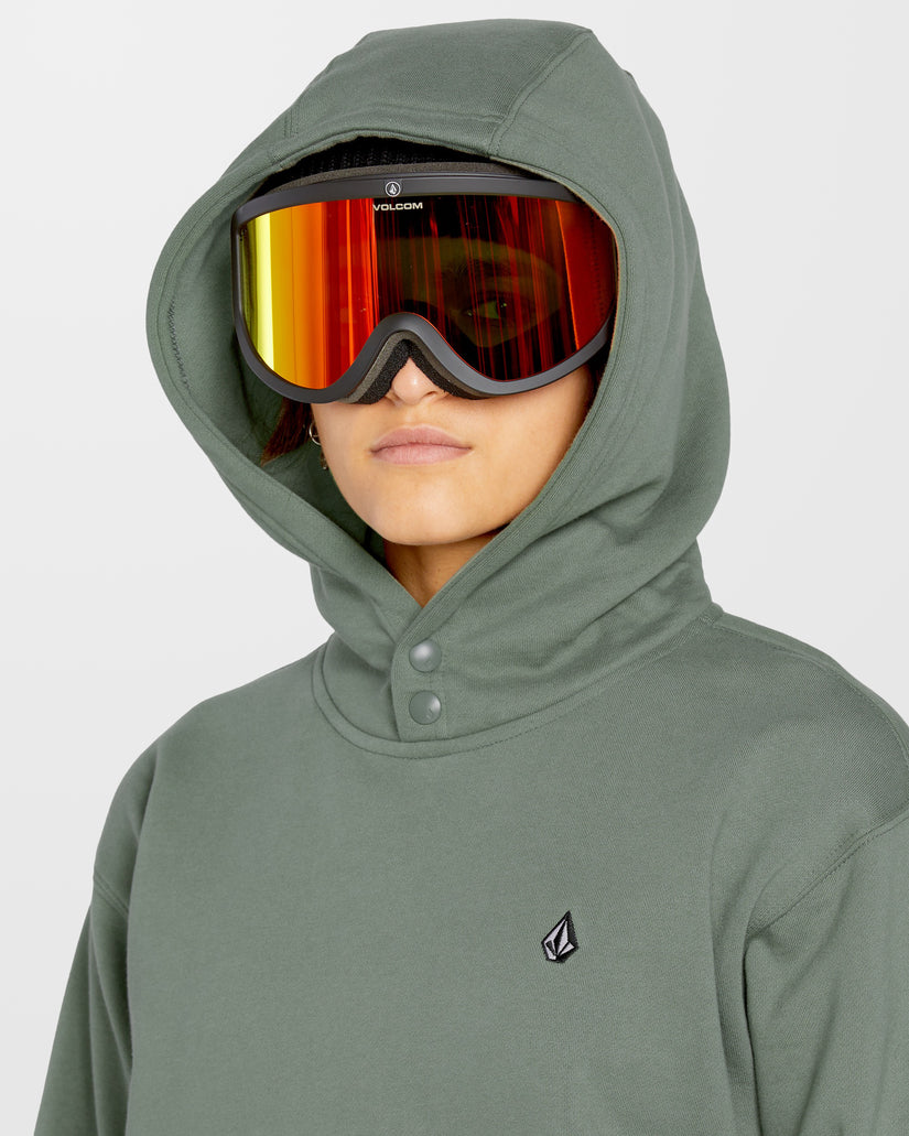 Sudadera de felpa con capucha Costus - Lichen Green