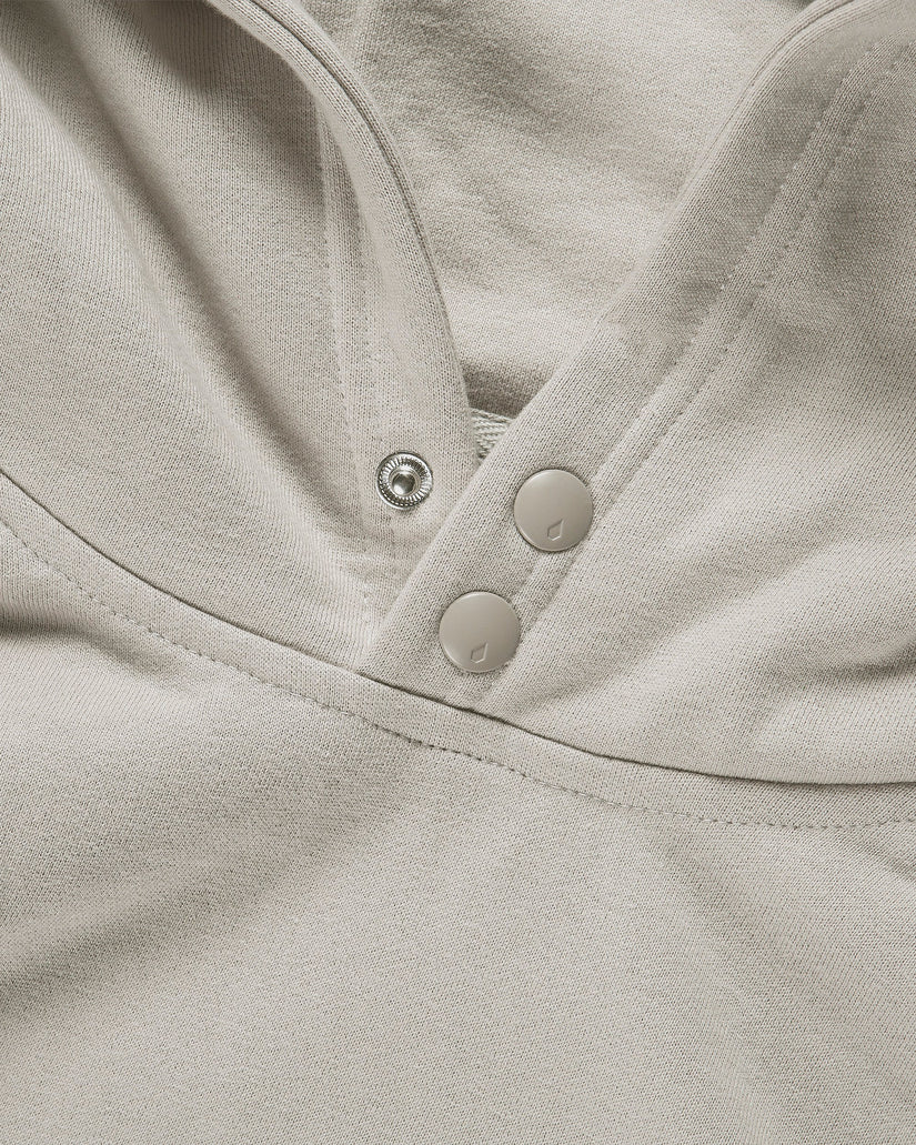 Sudadera de felpa con capucha Costus - Stone