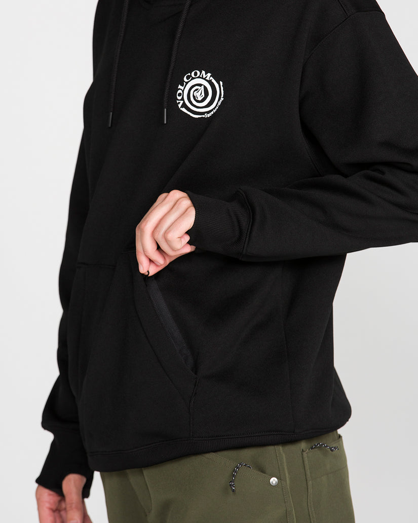 Sudadera con capucha Riding Hydro - Black