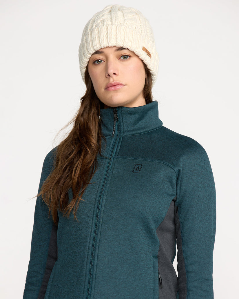 Sudadera polar con cremallera Frostbyte - Atlantic Deep