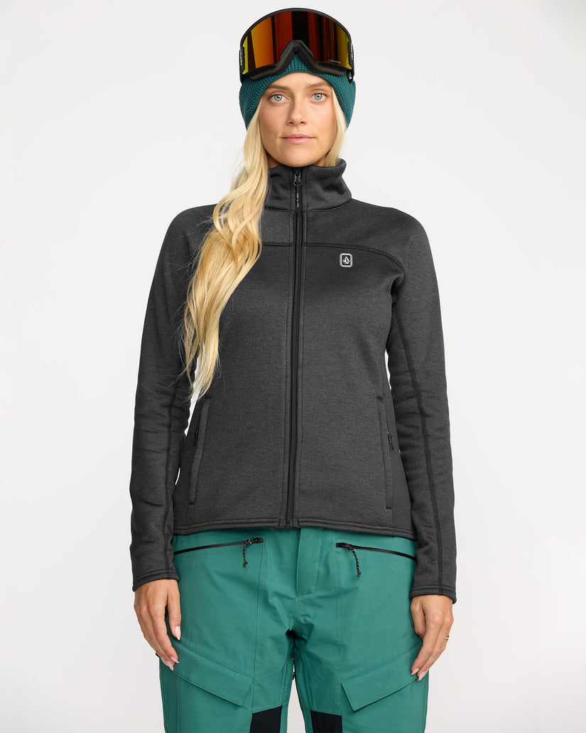 Sudadera polar con cremallera Frostbyte - Black