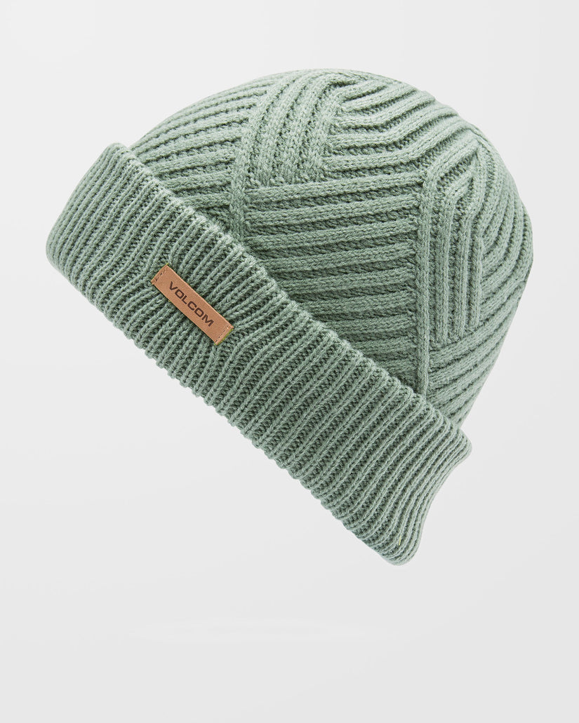 Gorro Stone Knit - Lichen Green