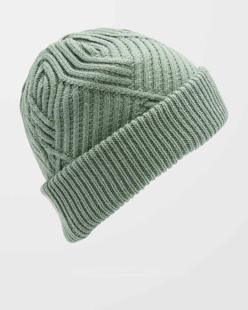 Gorro Stone Knit - Lichen Green