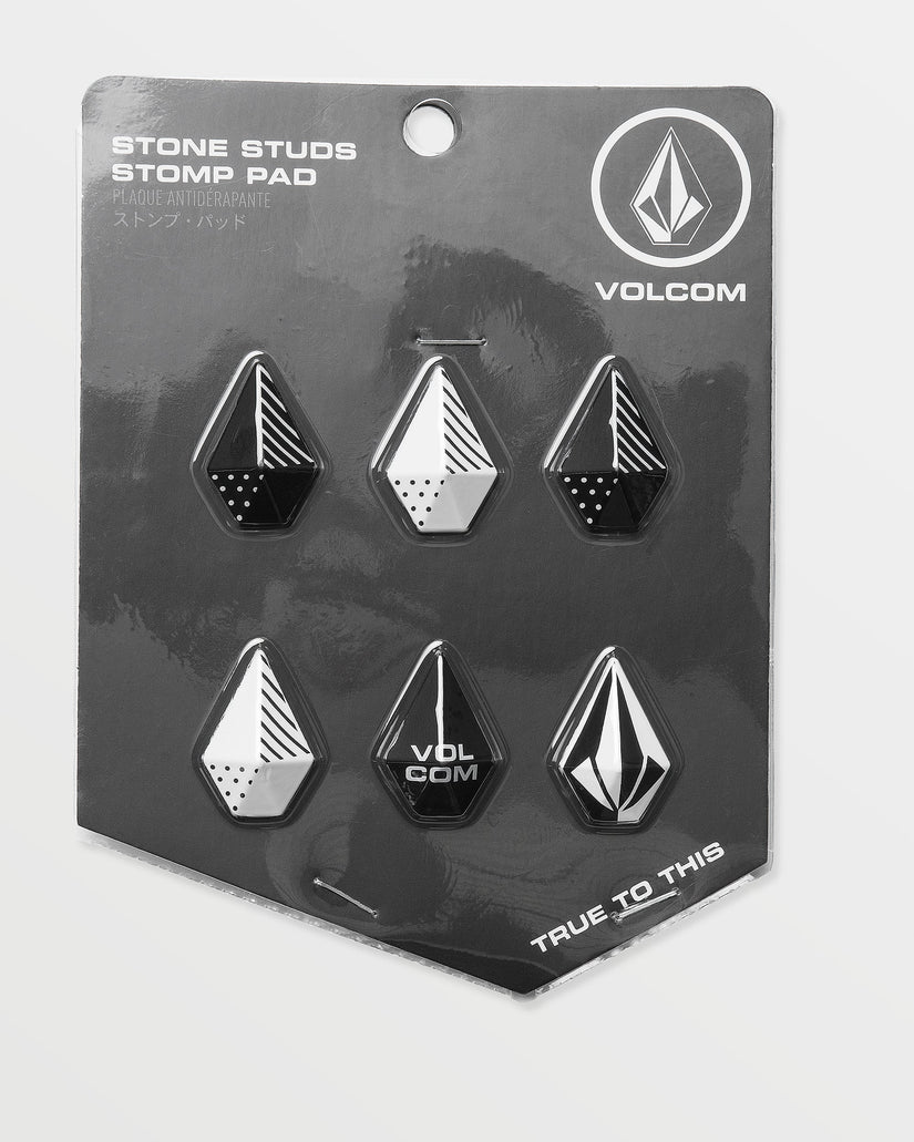 Almohadilla de snowboard Stone Studs Stomp - Black White