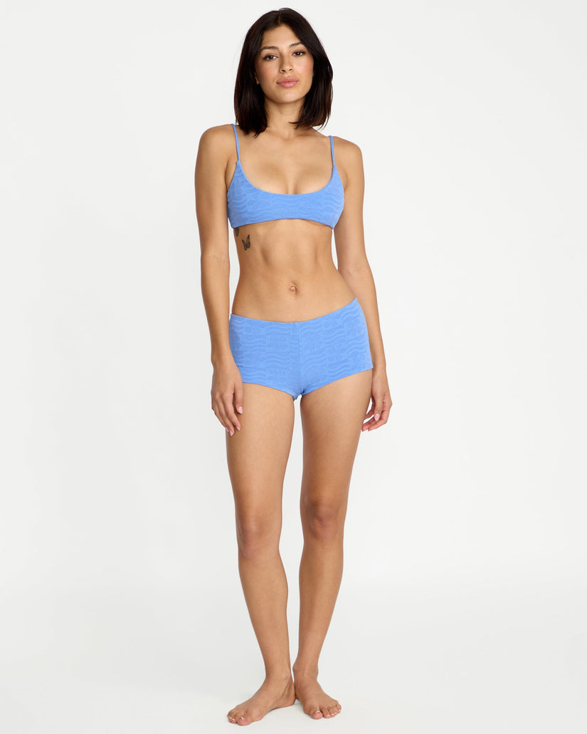 Top de bikini Coco Crop - Light Blue Acid