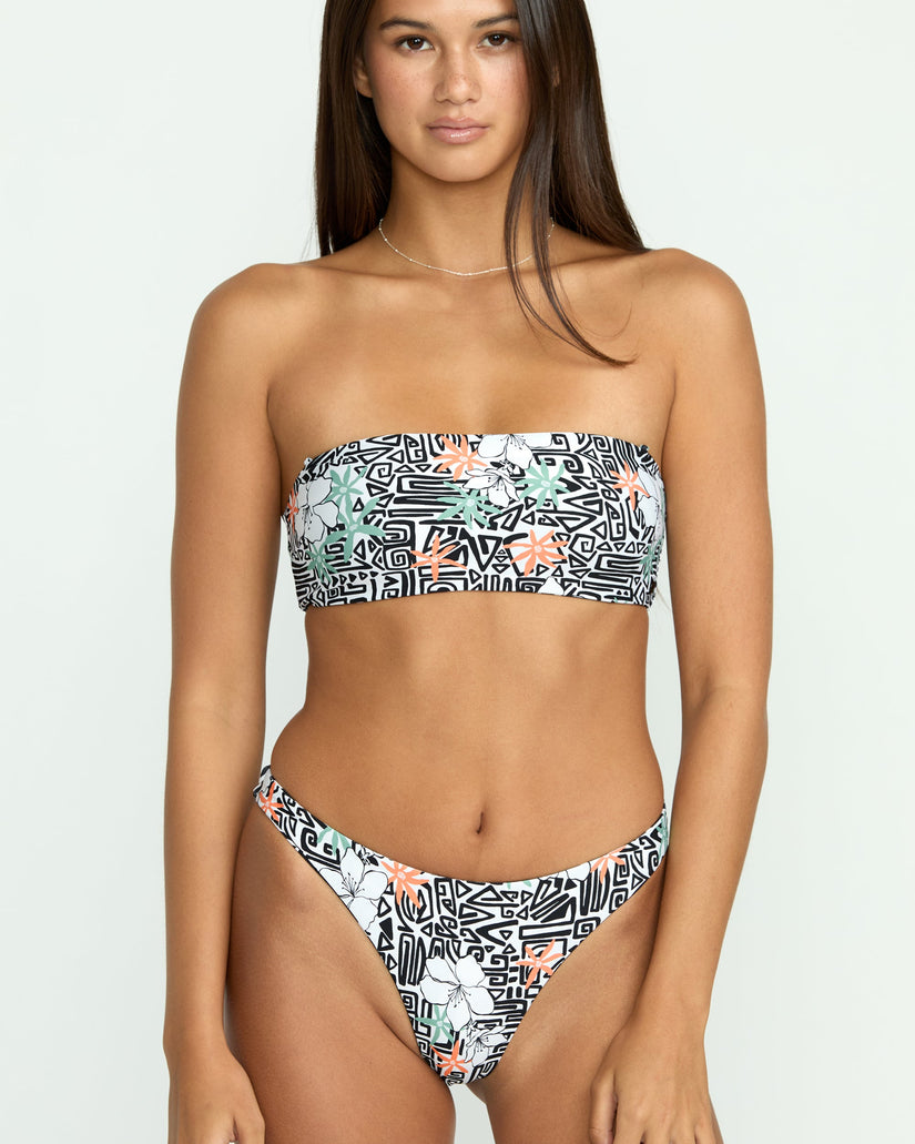 Top de bikini Sol Rebel Tube Bandeau - Star White