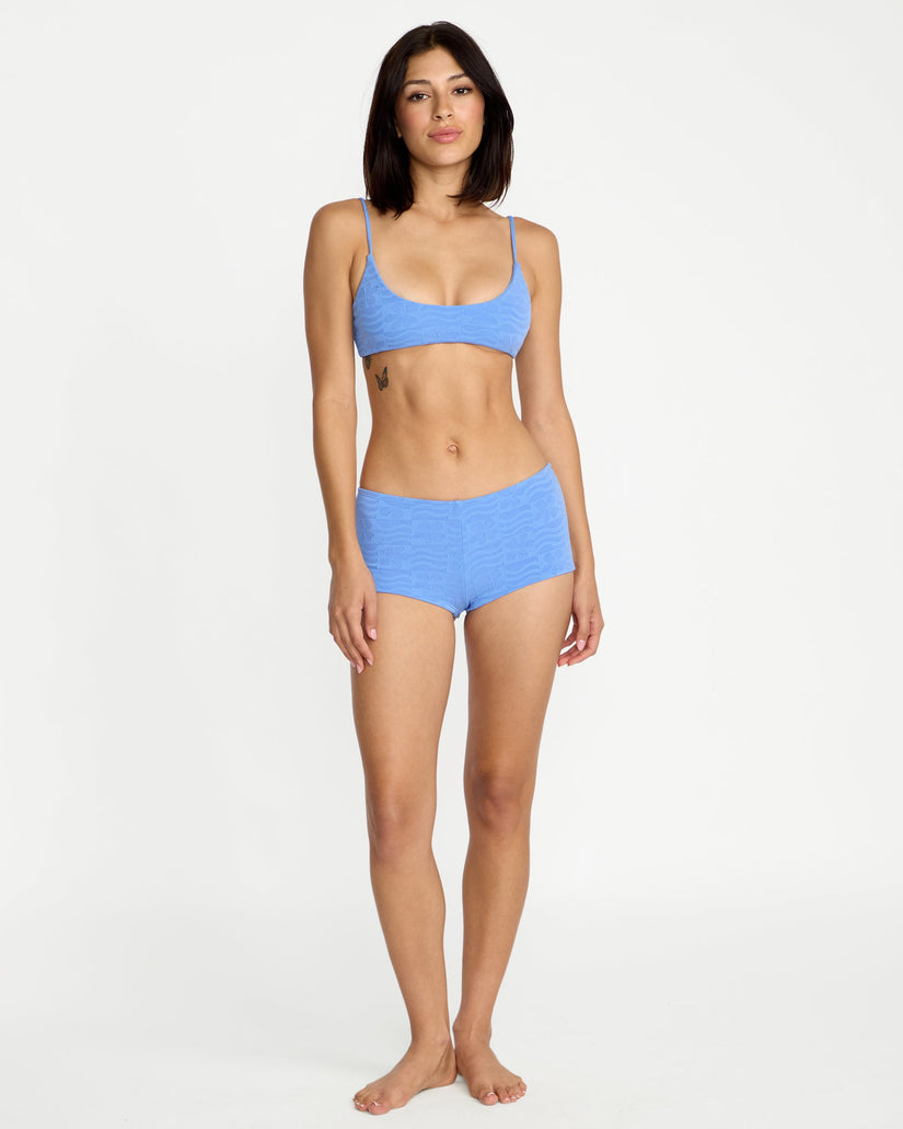 Braguita de bikini Coco Surf Short - Light Blue Acid