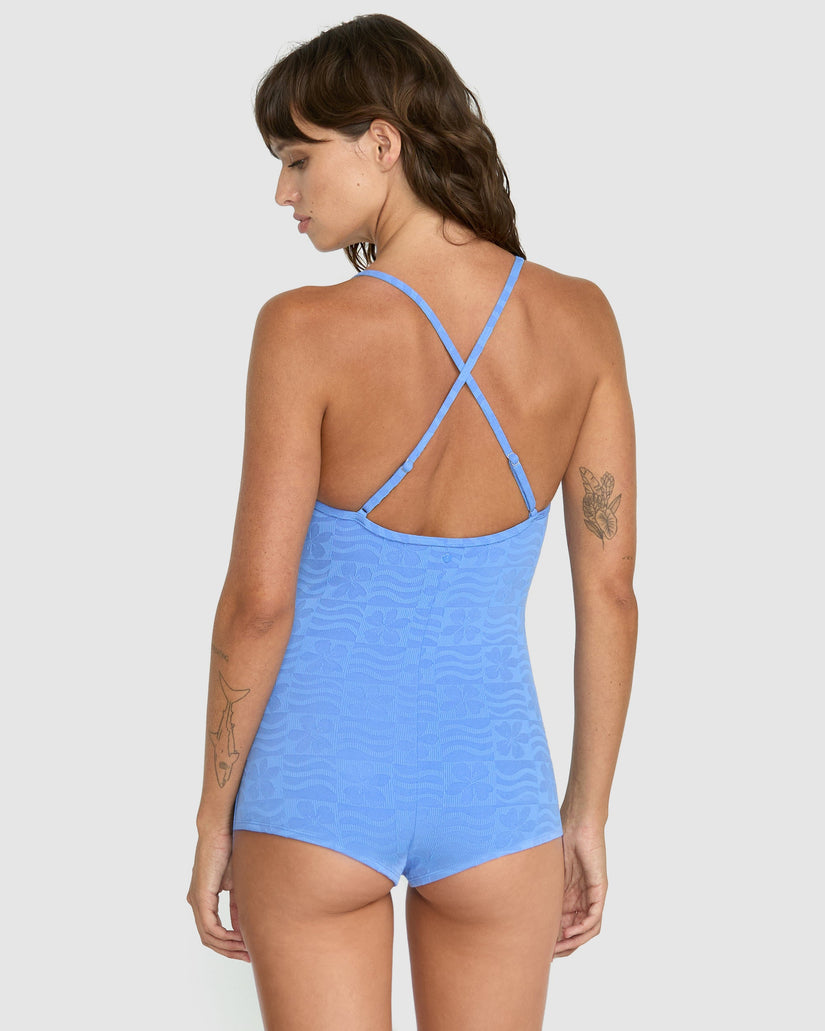 Bañador Coco Surf - Light Blue Acid