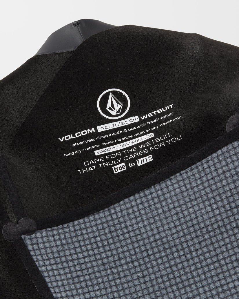 Traje De Neopreno Con Cremallera En El Pecho 4/3Mm - Black