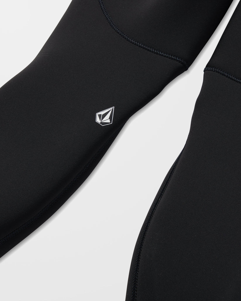 Traje De Neopreno Con Cremallera En El Pecho 4/3Mm - Black