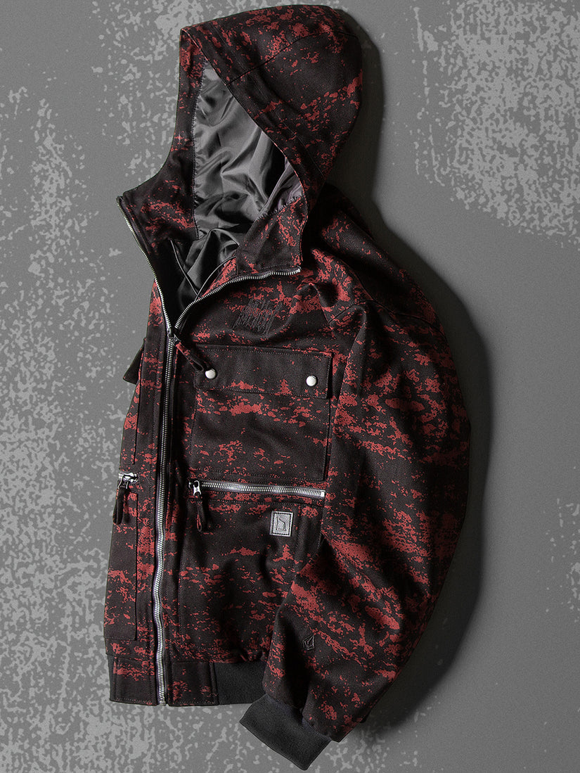 Chaqueta Dustbox - MAROON CAMO