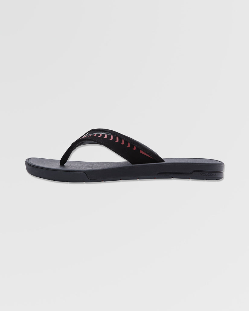 Sandalias Jack Robinson - BLACK RED