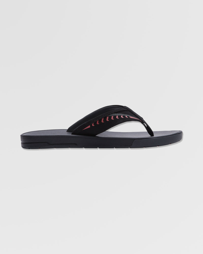 Sandalias Jack Robinson - BLACK RED