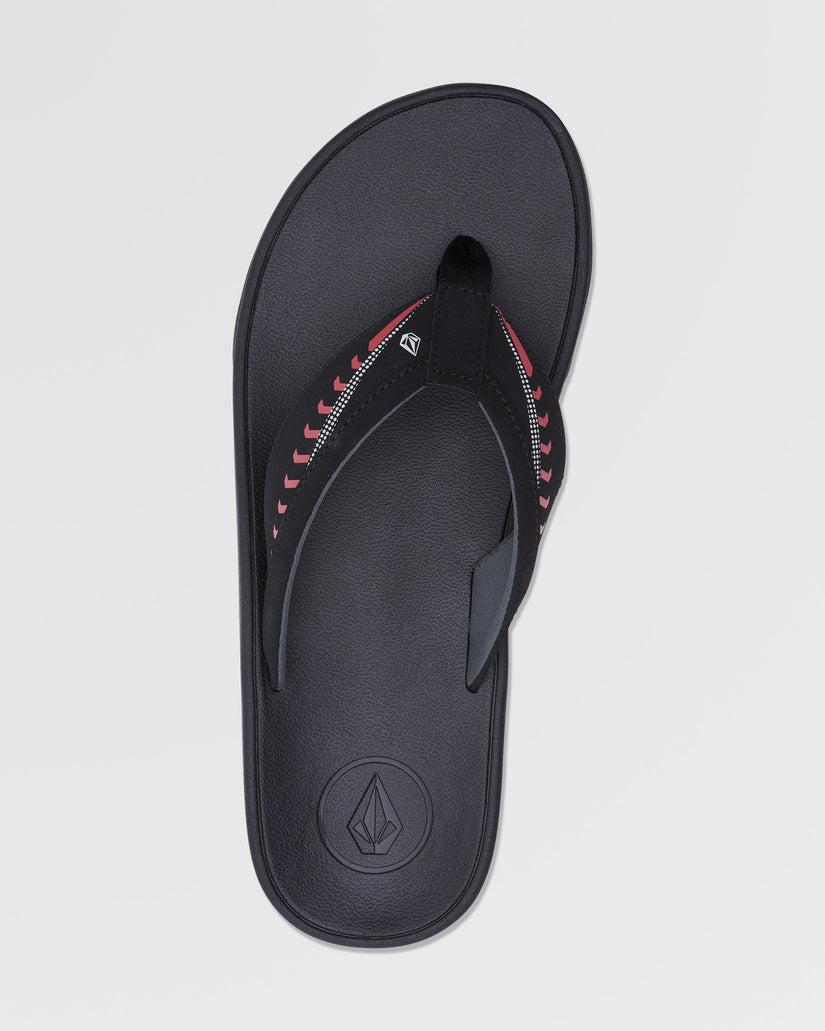 Sandalias Jack Robinson - BLACK RED