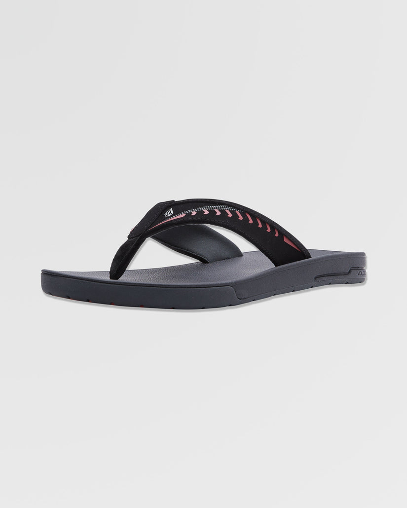 Sandalias Jack Robinson - BLACK RED