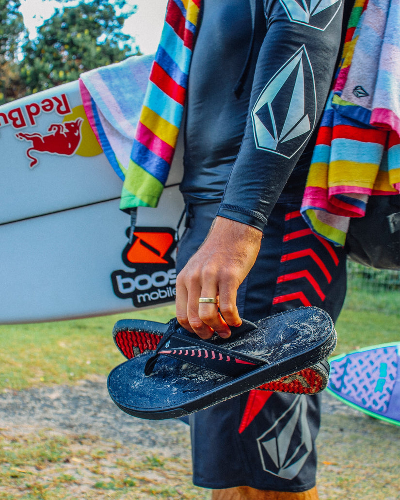 Sandalias Jack Robinson - BLACK RED