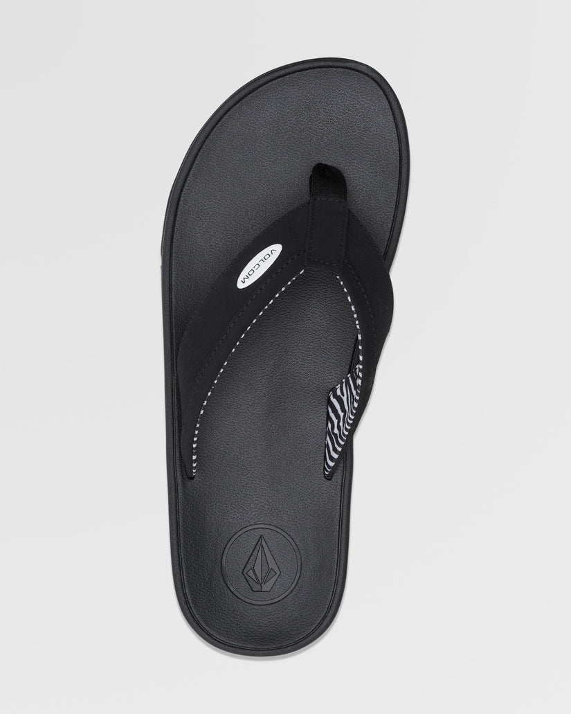 Sandalias Jack Robinson - BLACK WHITE