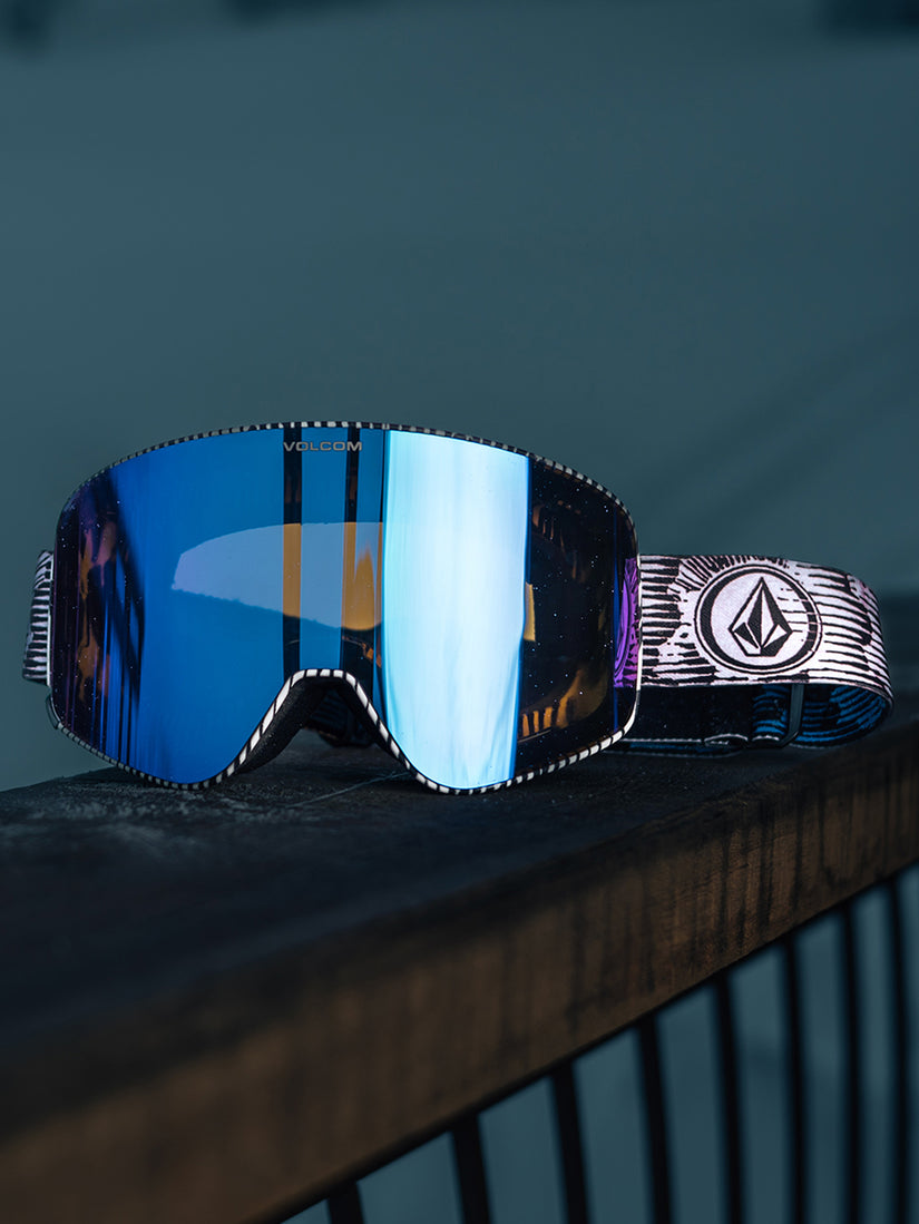 Gafas Odyssey Jamie Lynn (lente bonus amarillo) - BLUE CHROME