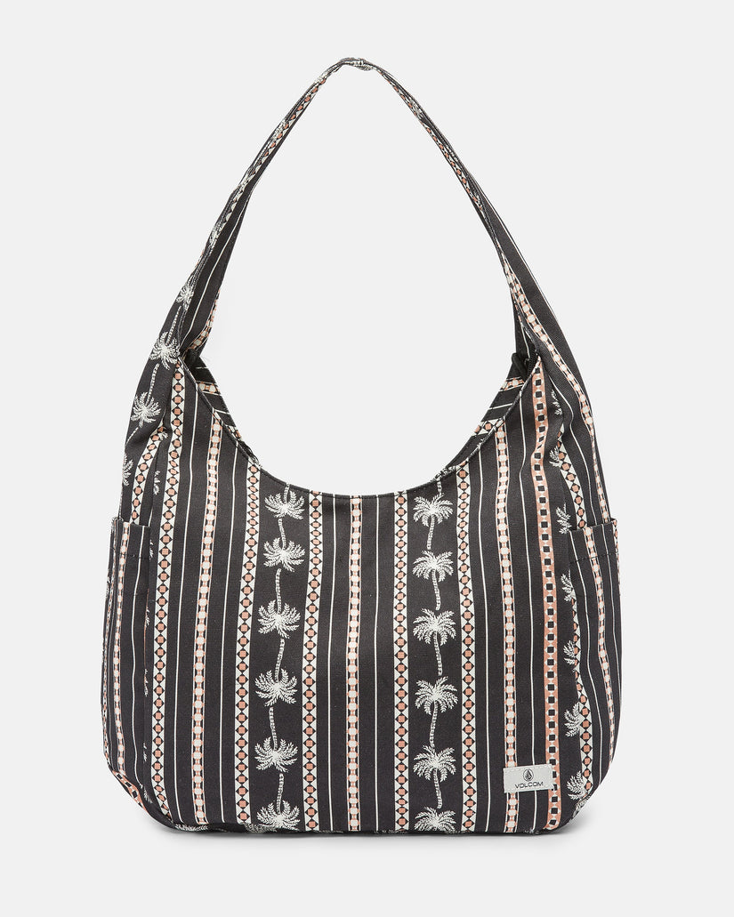 Bolsa Schoolyard Canvas Hobo - BLACK COMBO