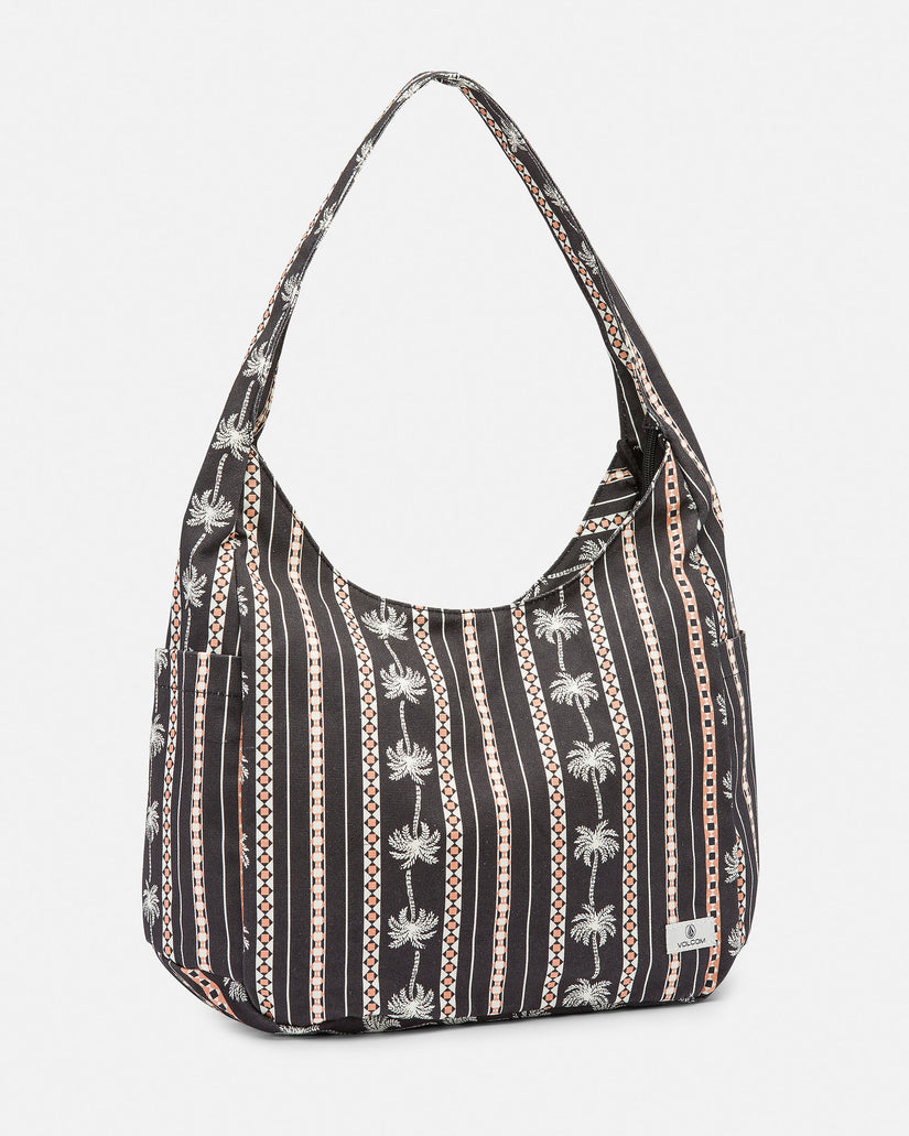 Bolsa Schoolyard Canvas Hobo - BLACK COMBO