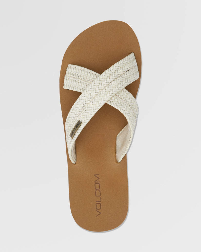 Sandalias Volcom Double Cross- CREAM