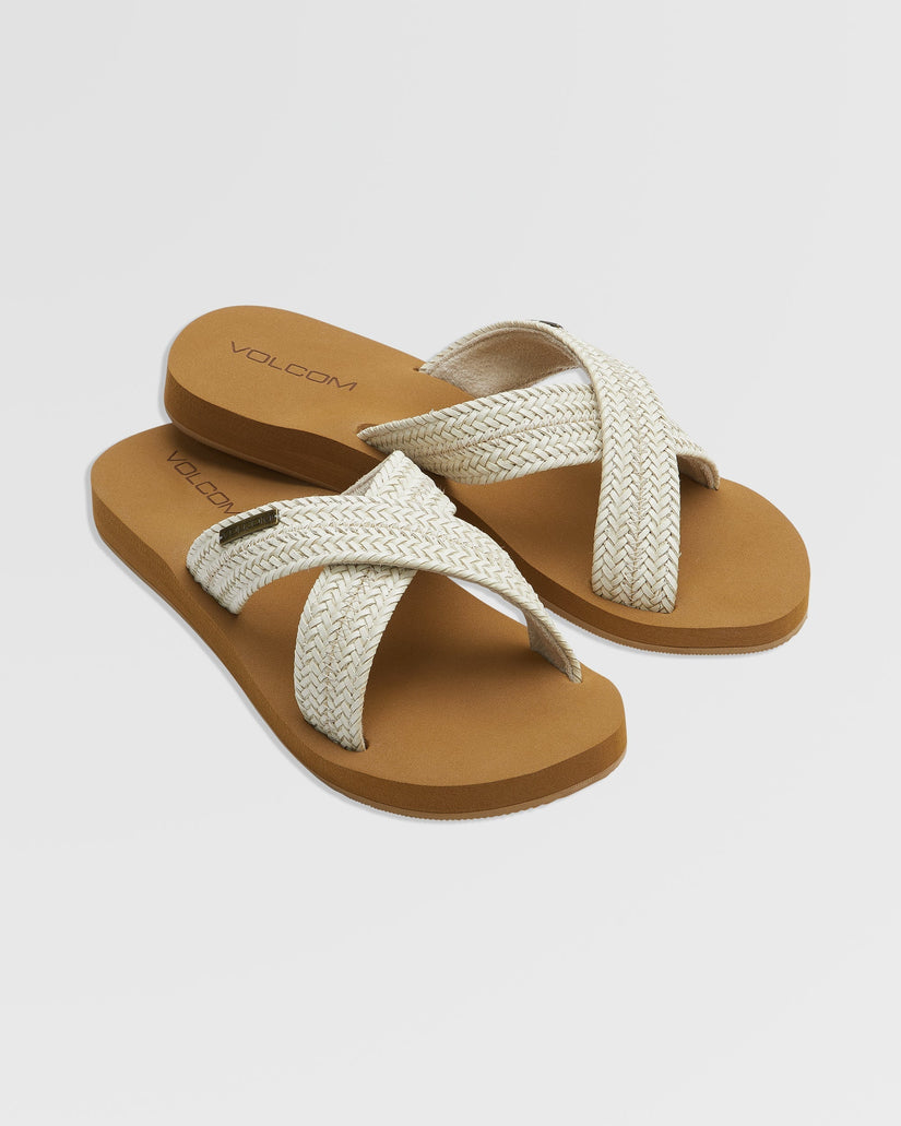 Sandalias Volcom Double Cross- CREAM