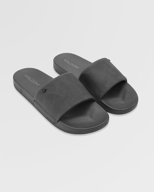 Sandalias Volcation Slide - BLACK OUT