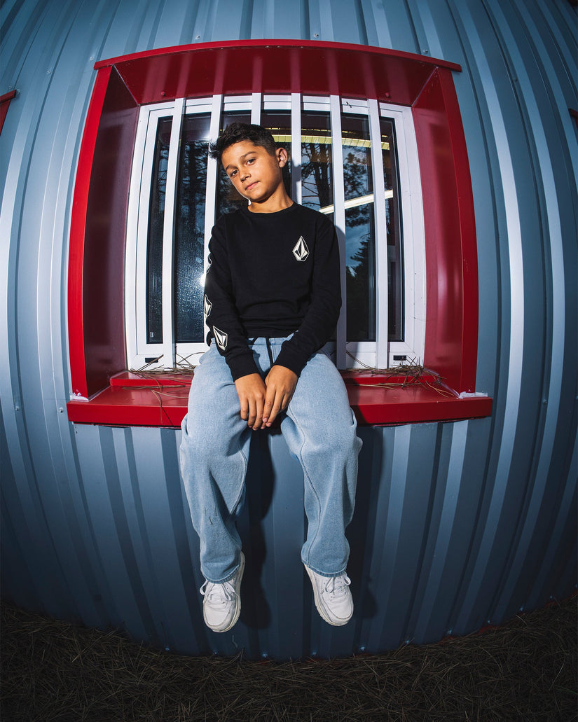 Pantalón Vaquero Con Cintura Elástica Freazy Loose - Blueprint - (NIÑOS)