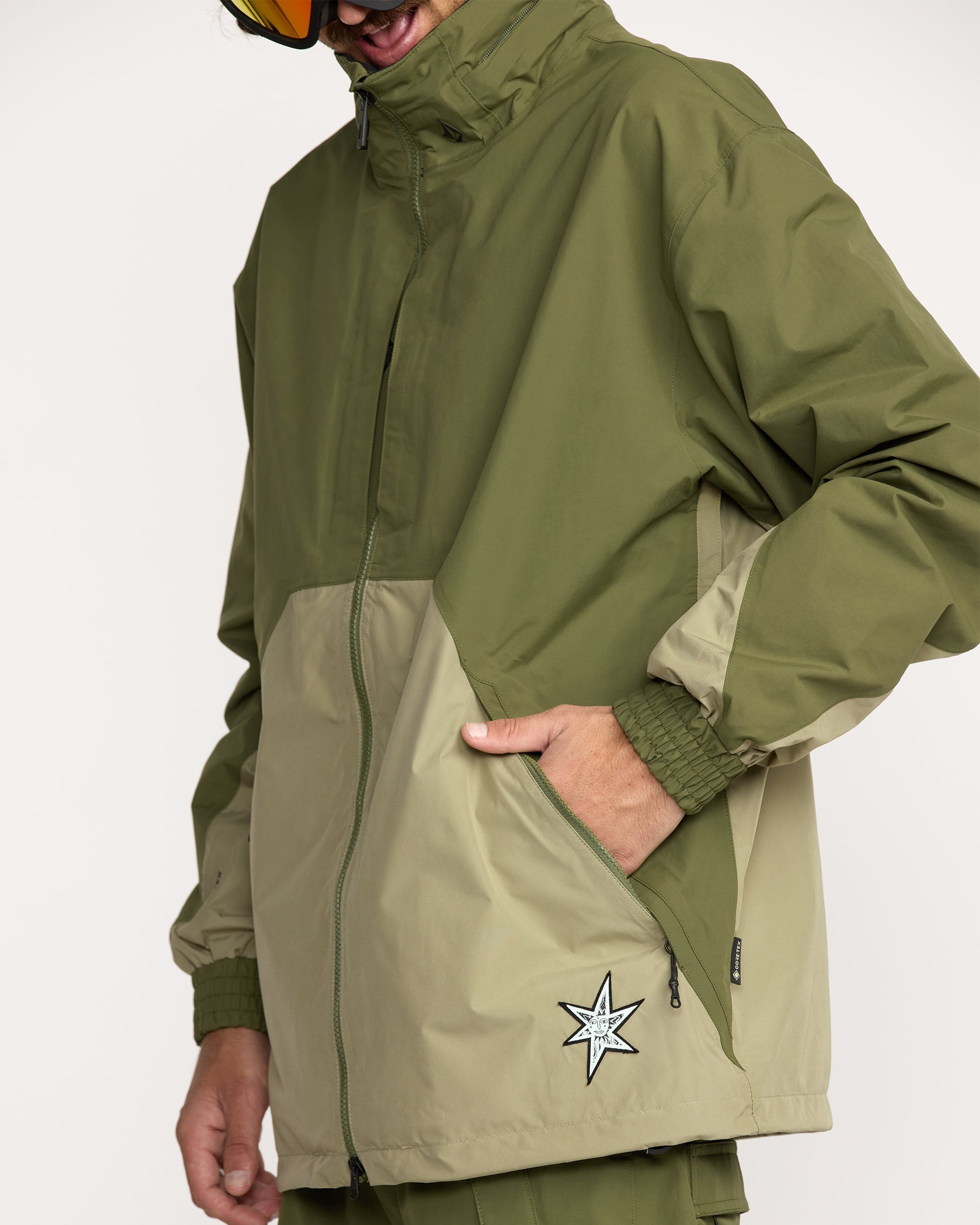 Chaqueta Longo Gore-Tex - Dark Olive - Hombre - Volcom España