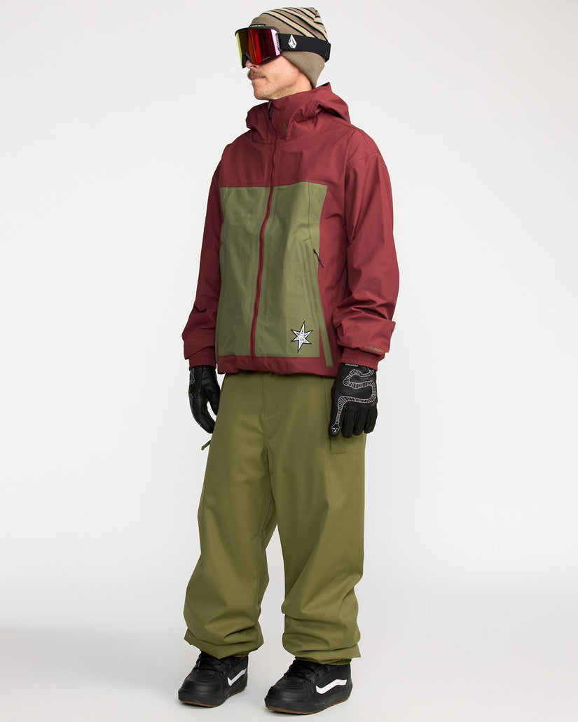 Chaqueta Arthur 3L - Burnt Red